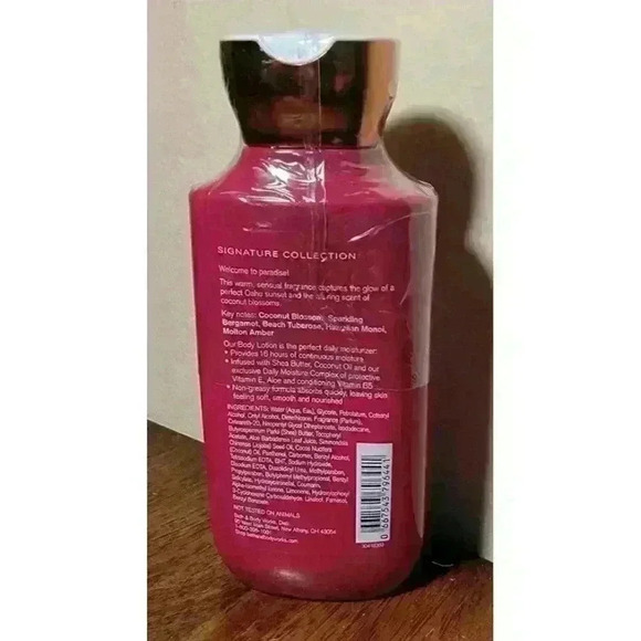 Bath & Body Works Lotion Oahu Coconut Sunset Body Lotion 8 oz - Picture 4 of 7